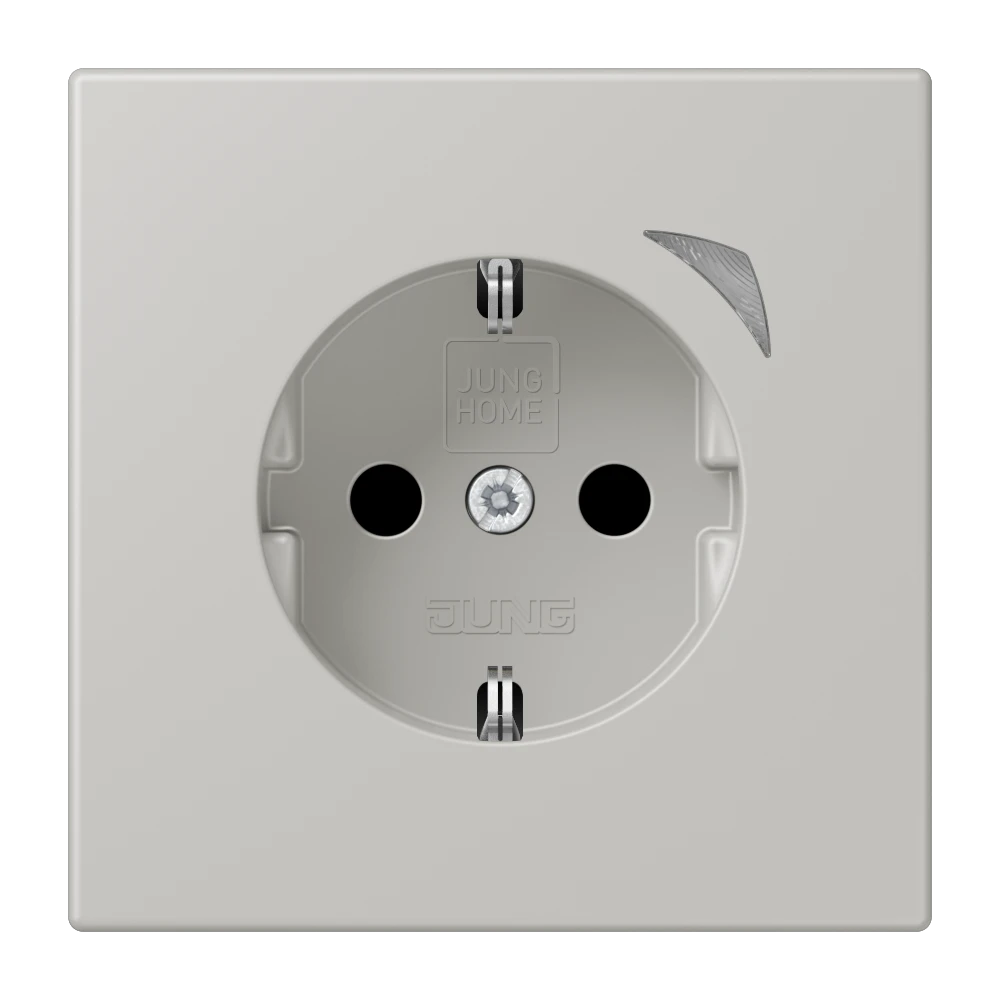 JUNG HOME SCHUKO® 能源检测插座, Safety Plus, gris clair 31