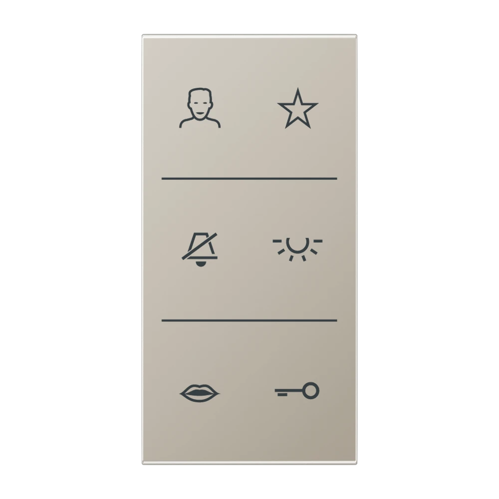 Symbol cover video NaV, F50, stainless steel