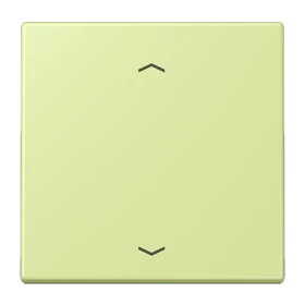 LB Management push-button 1-gang, with arrow symbols, vert jaune clair (32053)