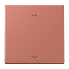 LB Management push-button 1-gang, with arrow symbols, terre sienne brique (32121)
