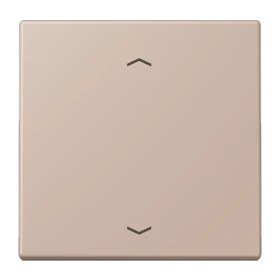 LB Management push-button 1-gang, with arrow symbols, ombre brûlée claire (32131)