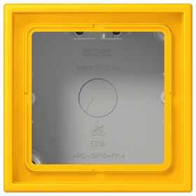 Surface cap 1-gang, le jaune vif (4320W)