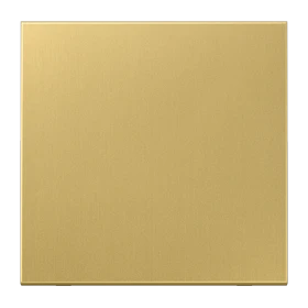 LB Management push-button 1-gang, classic brass