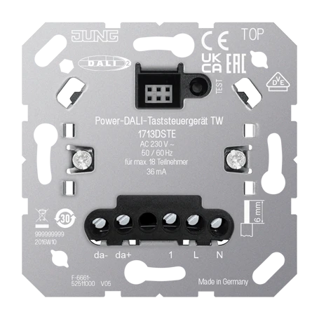Power DALI push-button controller TW