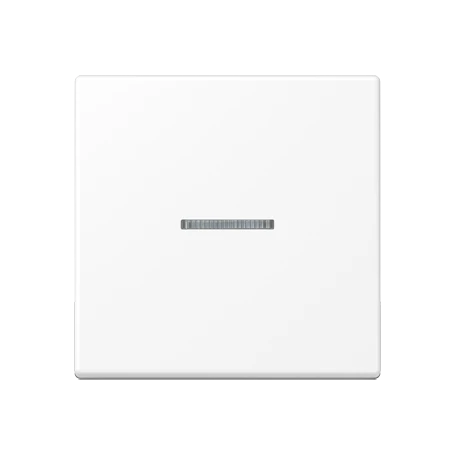 Rocker 1-gang, F10, matt snow white