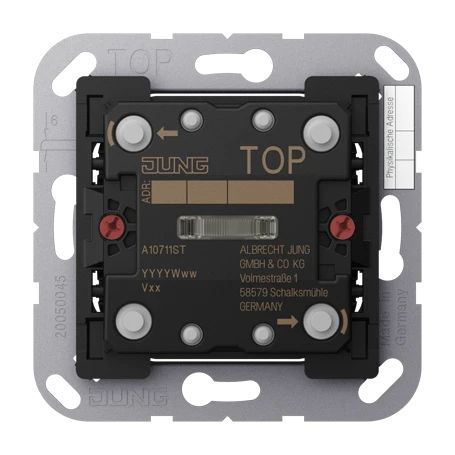 KNX push-button standard 1-gang, F10, Secure