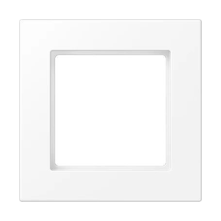 Frame 1-gang, matt snow white