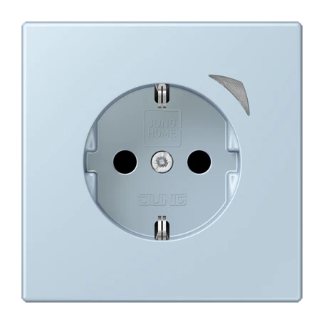 JUNG HOME SCHUKO® 插座, Safety Plus, outremer clair