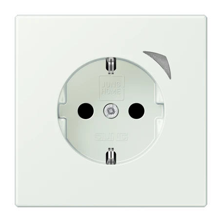 JUNG HOME SCHUKO® 能源检测插座, Safety Plus, outremer gris