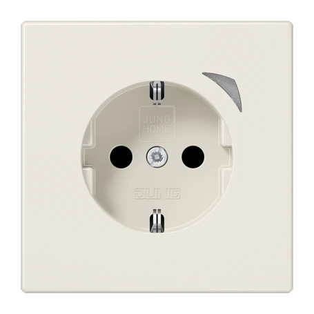 JUNG HOME SCHUKO® 插座, Safety Plus, ivory