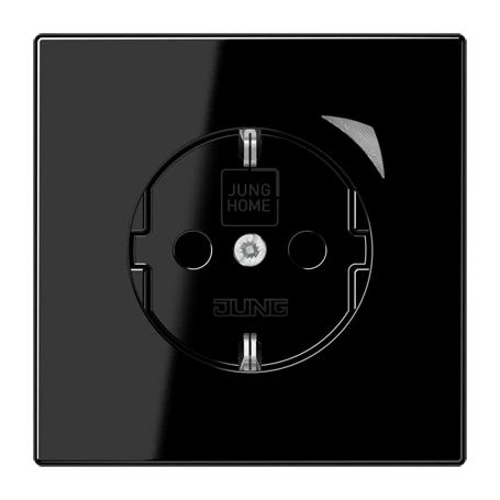 JUNG HOME SCHUKO® 能源检测插座, Safety Plus, black