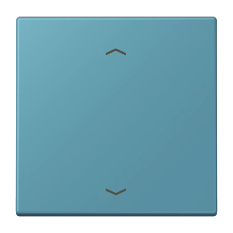 LB Management push-button 1-gang, with arrow symbols, céruléen vif (32031)