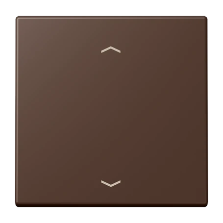 LB Management push-button 1-gang, with arrow symbols, terre d’ombre brûlée 31 (32130)