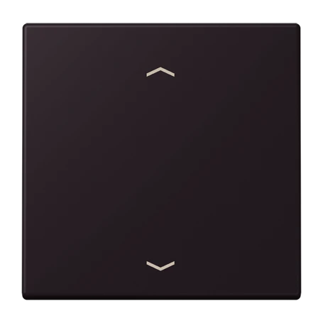 LB Management push-button 1-gang, with arrow symbols, noir d'ivoire (4320E)