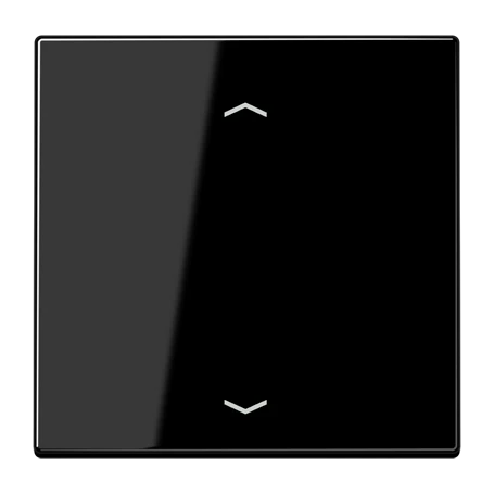 LB Management push-button 1-gang, with arrow symbols, black