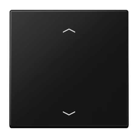 LB Management push-button 1-gang, with arrow symbols, matt graphite black