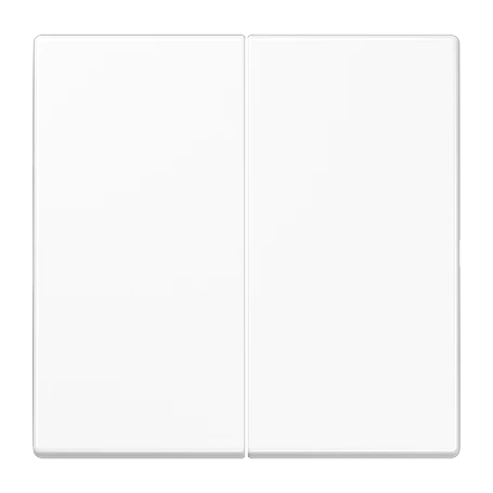LB Management push-button 2-gang, white
