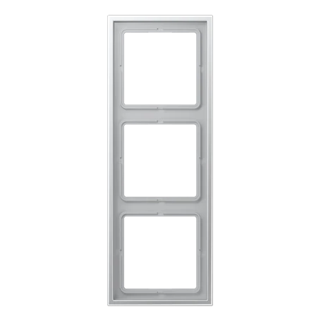 Frame 3-gang, aluminium