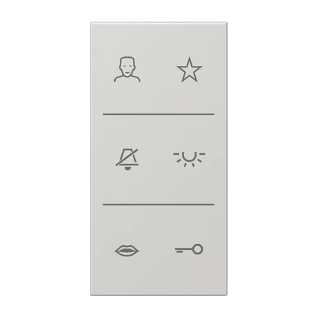 Symbol cover video NaV, F50, light grey