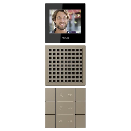 Video indoor station 2.7’’, ombre naturelle moyenne (32141)