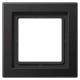 Frame 1-gang, dark