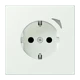 JUNG HOME SCHUKO® 插座, Safety Plus, outremer gris