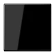 LB Management push-button 1-gang, black