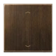 LB Management push-button 1-gang, with arrow symbols, antique brass