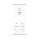 Centre plate 2-gang, Rasiersteckdose, Shavers only, white